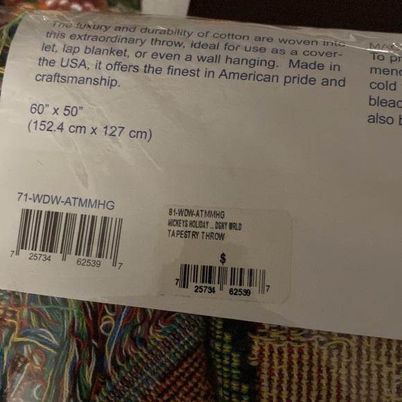 Disney Tapestry Woven Throw - Picture 4 of 7